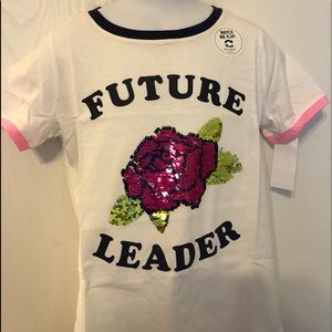 Future Leader Flip Tee Size 10 Girls ON SALE